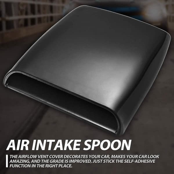 Bil Luft Scoop Hjelm Cover - Universal Dekoration (Sort)