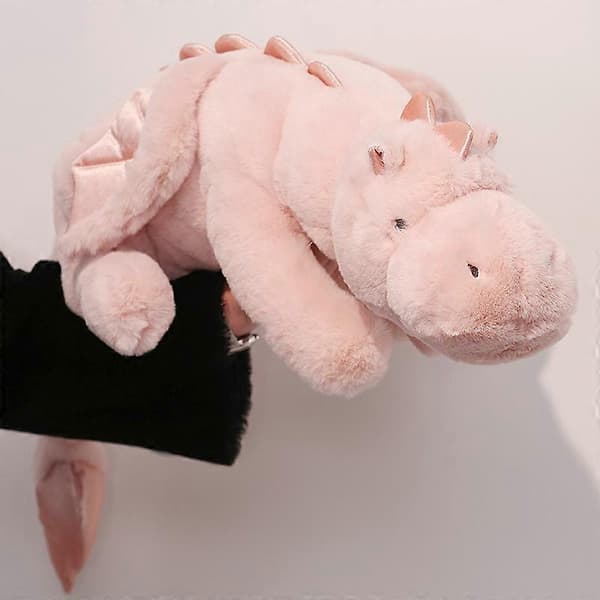 90cm Flyvende Drage Plyslegetøj Fluffy Hår Pterosaur Drage Blød Fyldt Dyr Dukke Pude Gave til Børn