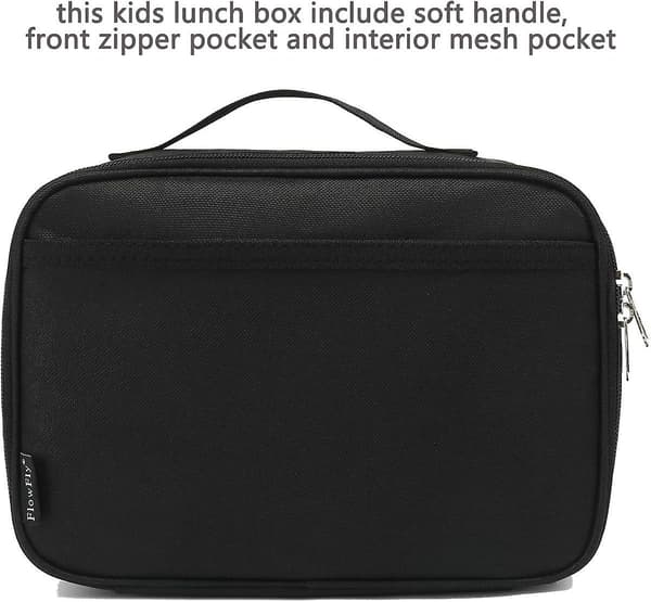 Flowfly Matboks for barn, isolert myk veske, mini kjølebag, termisk matpose for jenter og gutter, til skolestart
