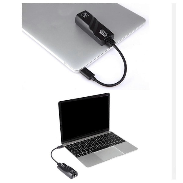 Type-C - RJ45 Gigabit USB3.1 Ethernet -sovitin 1000 Mbps verkkokortti