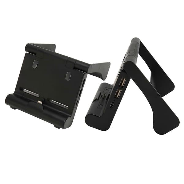 Til Switch Dock 4K HD Multimedia Interface USB 3.0 Port TV Docking Station Justerbar TV Opladningsdock til Switch OLED