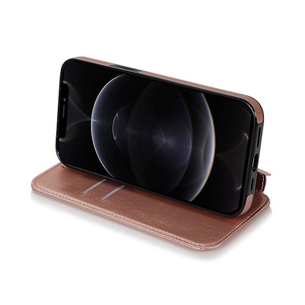 Shieldon Fodral för iPhone 13 Pro, Läderplånboksfodral, Stötsäkert Skal med Stativ Kortfack, Kompatibelt med iPhone 13 Pro