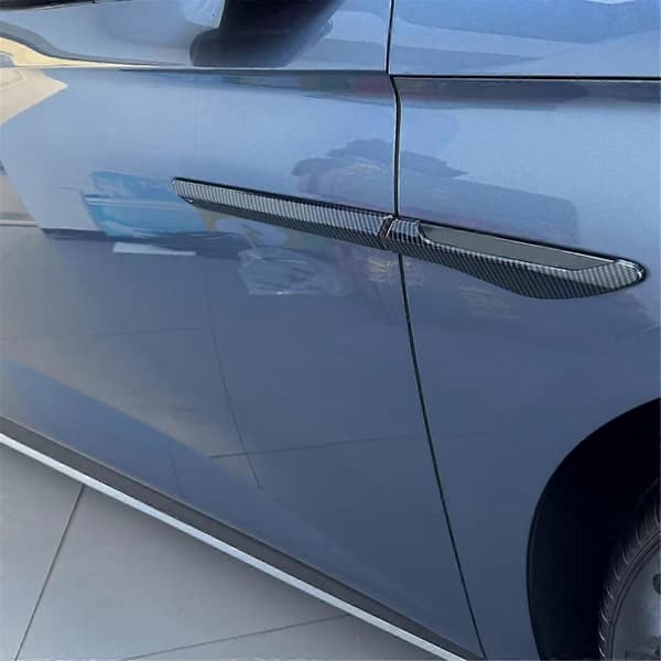 4 st Sidovingpanel Trim Cover Dekoration Kolfiberfärg för Seal / ATTO 4