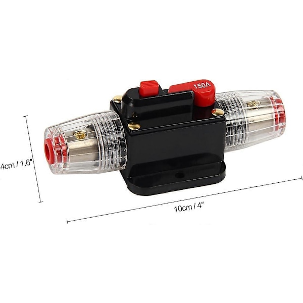Automatisk Strømafbryder Bilbeskyttelse 12V - 24V DC Med Sikrings Nulstilling Manuel Kontakt 50A/100A/150A150A