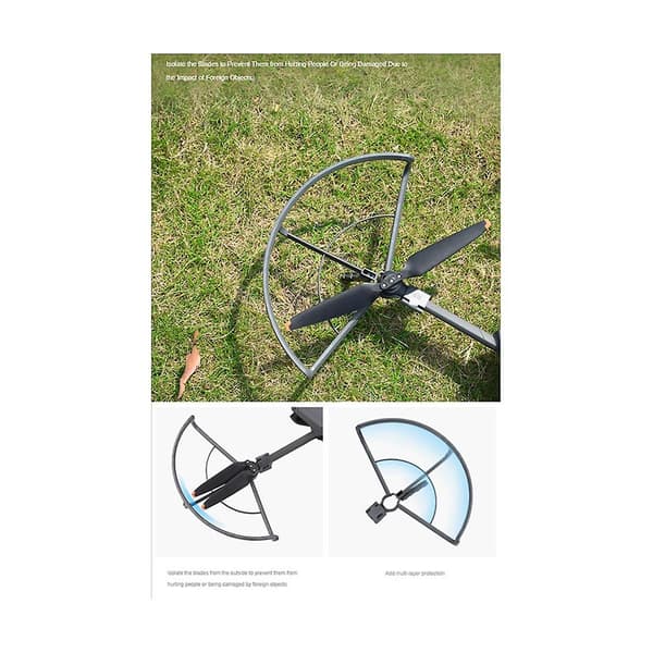 For 3 Pro Propeller Blade Protector Semi-Indkapsling Med Tripod Beskyttelsesring Tilbehør