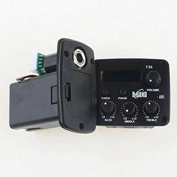 Akustisk Gitarr Pickup System Kit General B Band T35 3-Band Eq med Stämapparat