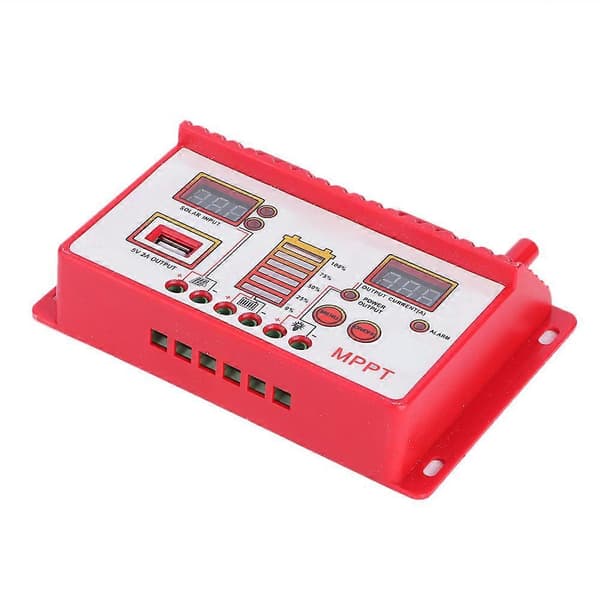 12V MPPT Solar Charge Panel Regulator med LED Display Maksimalt Effektpunkt Sporing Batteri Controller