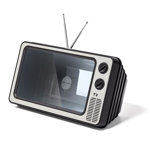 Retro gammel TV-telefon Skjermforstørrer Universal Light 12-tommers filmskjermforstørrer HD-projektor Sta