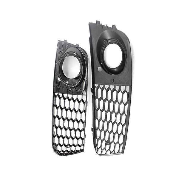 Mesh Tåkelysramme Tåkelampegitter For A4 B8 Rs4 2009-2012 Glossy Black 8kd807682 8kd807681