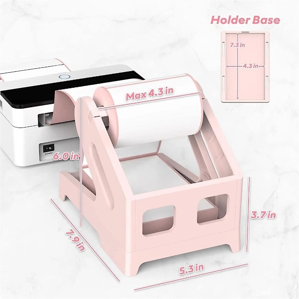 Labelholdere Termiske labelholdere til rulle- og foldningsforsendelseslabelholdere Desktop Printer Tilbehør