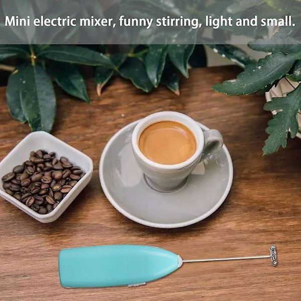 Håndholdt Melkeskummer Batteridrevet Drikkemixer Kjøkkenutstyr For Blanding Av Kaffe Frappe Latte Matcha Melk Og Varmt