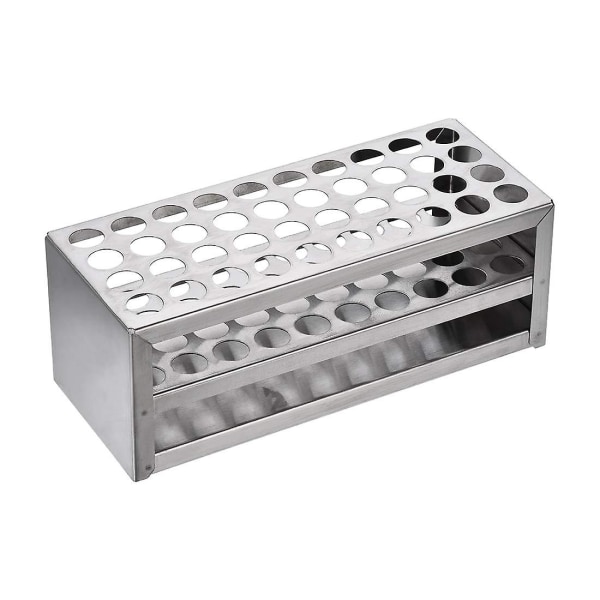 14mm 40 Hole Aluminum Test Tube Rack Multifunctional Laboratory Test Tube Holder Laboratory Equipme