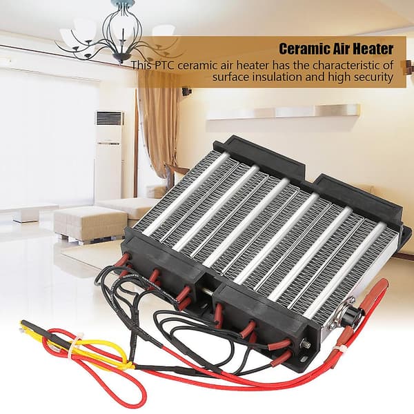 PTC Keramisk Varmeblæser - 1500W, Isoleret, 220V