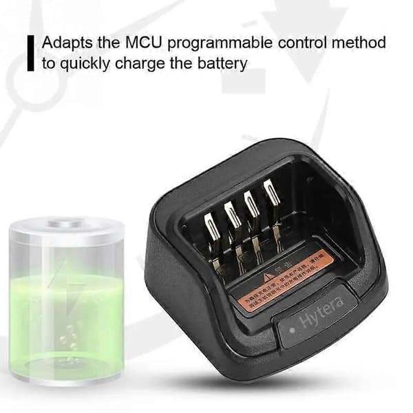 12V DC 1A CH10A07 Laddningsdocka för Walkie Talkie-batteri för Hytera HYT