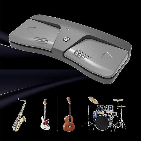 Trådløs sidevenderpedal til guitar, violin, klaver, noder, musikinstrument, vending - XinHan