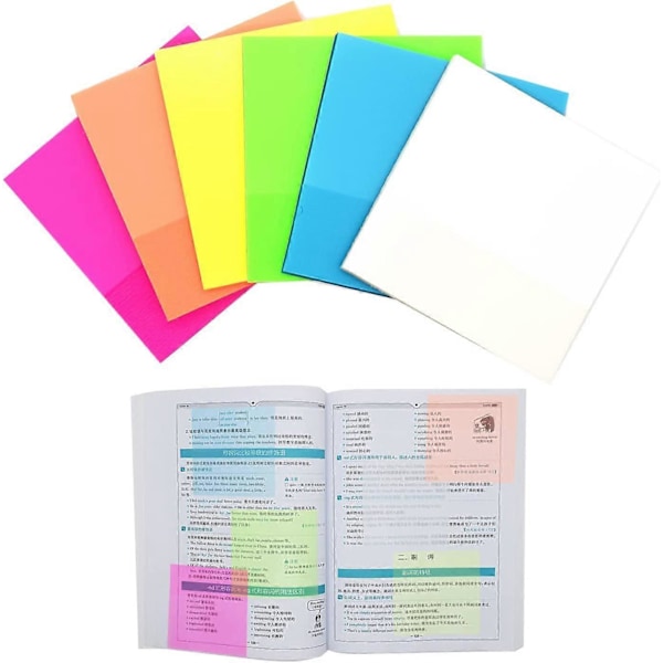 Registerflikar i paket    PET Färgstarka