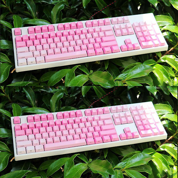 87/104/108 Tangenter Pbt Sidotryckta Oem-profil Standard Bakgrundsbelysta Tangentmössor