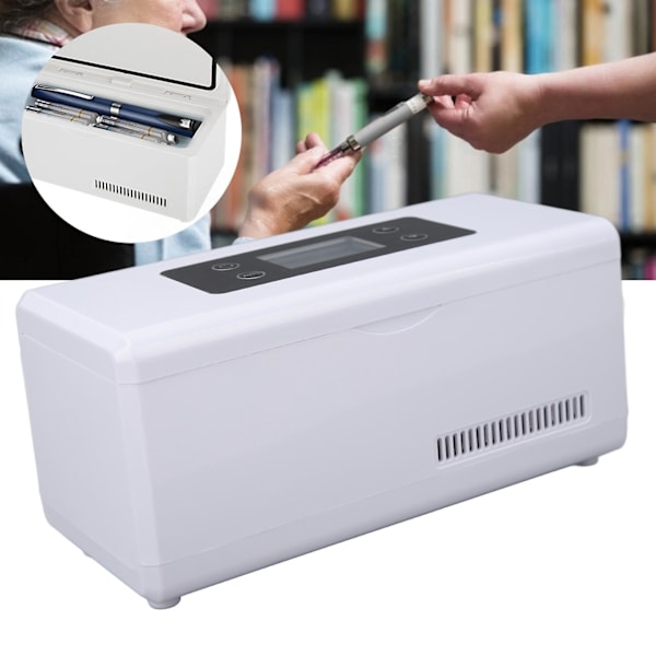 Kannettava Mini Insuliinijääkaappi Lääketieteellinen Matkajäähdytyskotelo USB-kaapeli US 100-240V