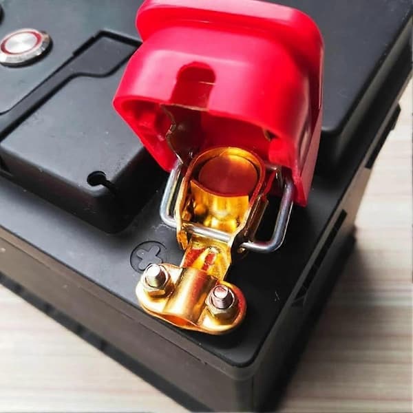Smarte batteriklemmer i kobber På/Av, batteribryter for toppmontering 1pc Blue