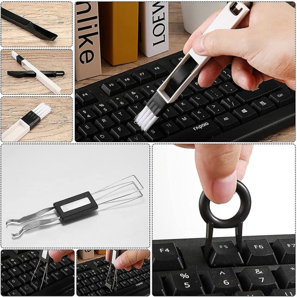 Keyboard Smørekontakt Trækkersæt Key Cap Remover Værktøj Mekanisk kontaktåbner til mekanisk nøgleb