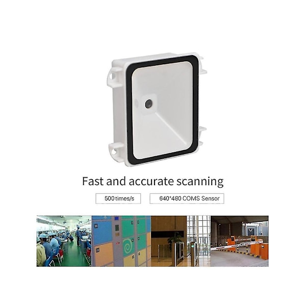 Indlejret 2D stregkodescanner USB QR stregkodelæser RS232 TTL interface kiosk lille fast installation stregkodeprinter