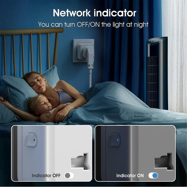 WiFi Smart Socket Universalplugg APP-kontroller Röststyrning Timer 2.4G Trådlös Plugg Switch US-plugg