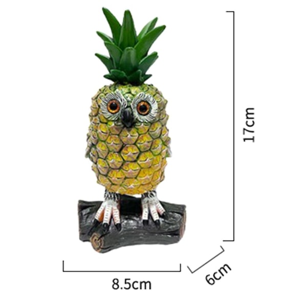 Sød og Vandfast Sjove Ananas Ugle til Sjov Efterårs Udendørs Dekorationer og Festival Borddekoration