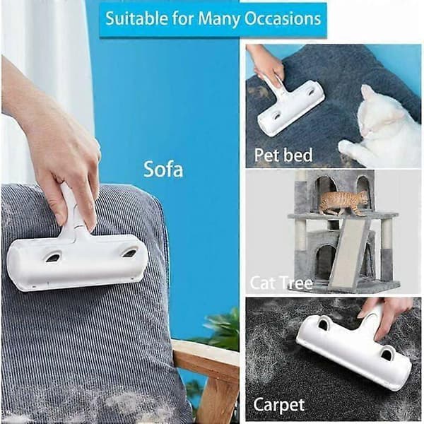 Kæledyrs Sticky Roller Tovejs Hårfjerningsbørste Tøj Sofa Klæbrig Hårrensning