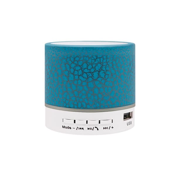 Høyttalere - Bluetooth med LED - Bærbar og Mini Blå