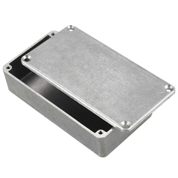 1 st Guitar Effektpedal Aluminium Stomp Box Kapsling för DIY Guitar Pedal Kit 1590B