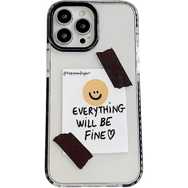 Kirkas puhelimen kuori iPhone 11 Pro Maxille - söpö, sisäänrakennettu puskuri, iskunkestävä suoja iPhone 11 Pro Max -puhelimille
