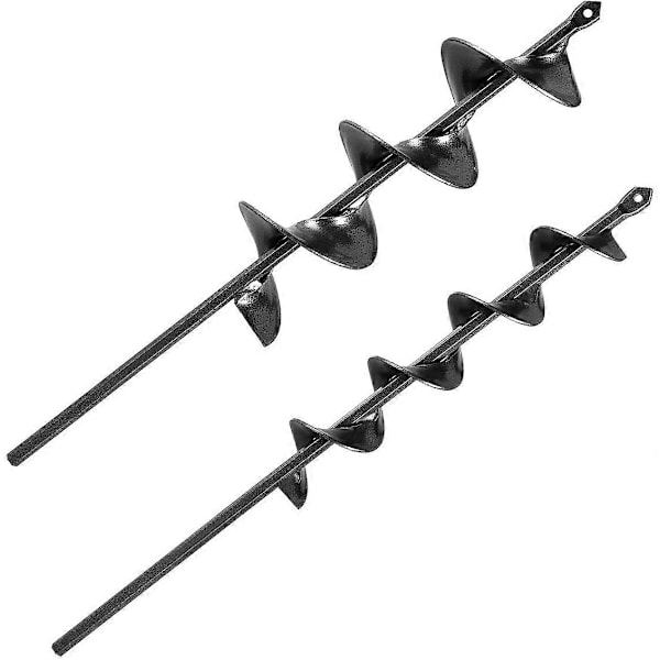 Borrbits för plantering, trädgårdsborrbits, trädgårdsplanteringsborrbits för 3/8\" hexborr, 2-i-1-set (45 cm)