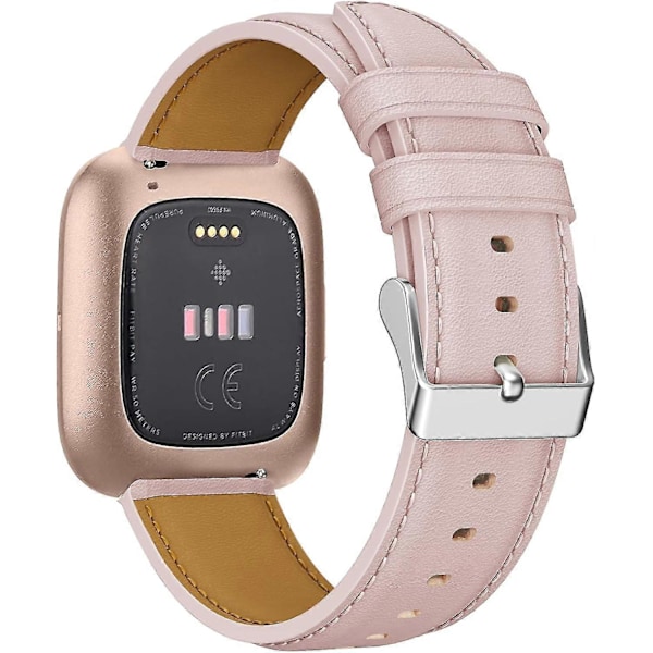 Äkta Läderarmband för Fitbit Versa 2