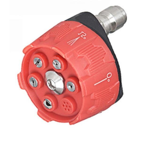 6-i-1 Power Wash Dyse med Hurtigkobling