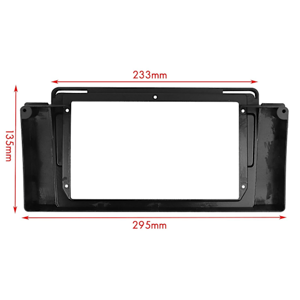 2 Din Bilradio Fascia For X5 E53 1999-2006 Dvd Stereo Rammeplate Adapter Montering Dash Installasjon