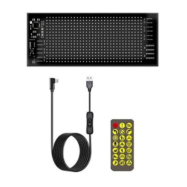 Bil LED Logo APP LED Matrix Pixel Panel Natlys DIY Programmerbar Fleksibel LED Display til Bil Lastbil