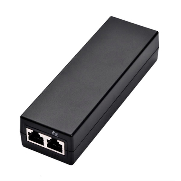 2.5Gigabit POE-injektor 100/1000Mbps/1G/2.5G för IEEE802.3af/At Aktiv strömförsörjning för POE-enhet