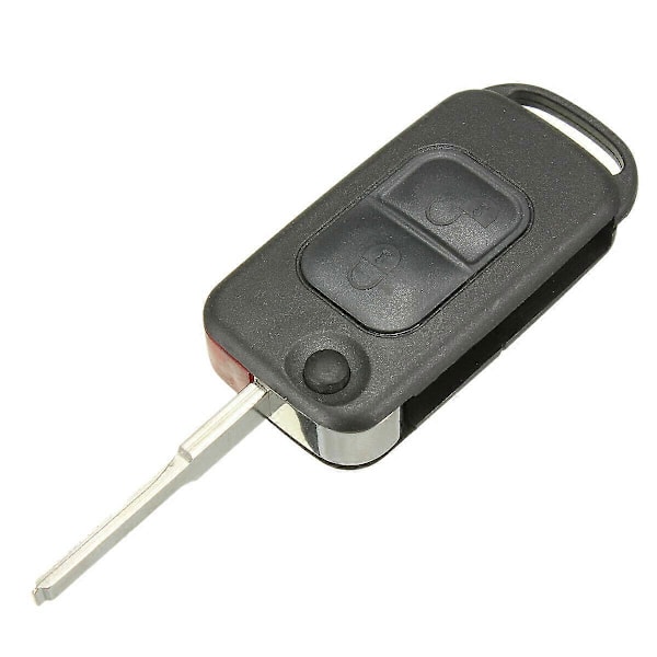 2-painikkeinen taittuva avaimenperäkotelo HU64-terällä A C E S W168 W202 -autoille