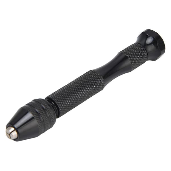 Stiftstäd Handborr Mini Handvridborr Modell Stansning 0,3–3,4 mm Spännområde Svart