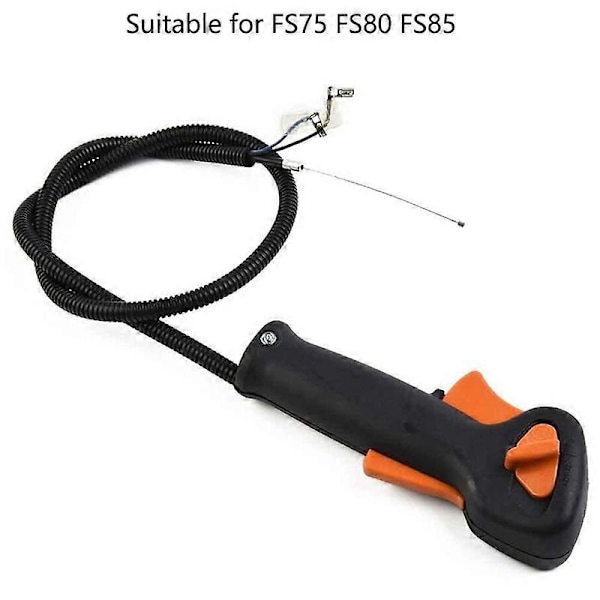 Gresstrimmer Tilbehør Gasshåndtak Gassbryter Enhet Passer for STIHL FS75 FS80 FS85 ST
