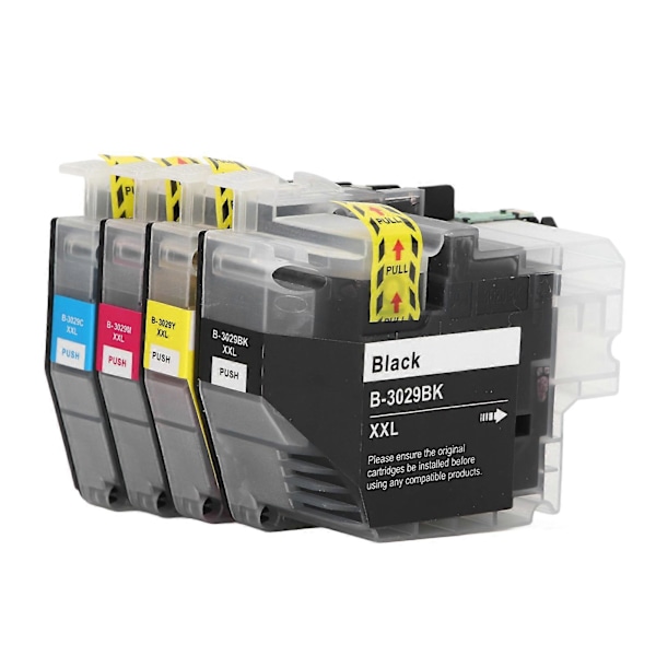 4 stk. blækpatroner BK C M Y Glat output Klar print Printpatron med blæk til MFC J5830DW printer YEMAA