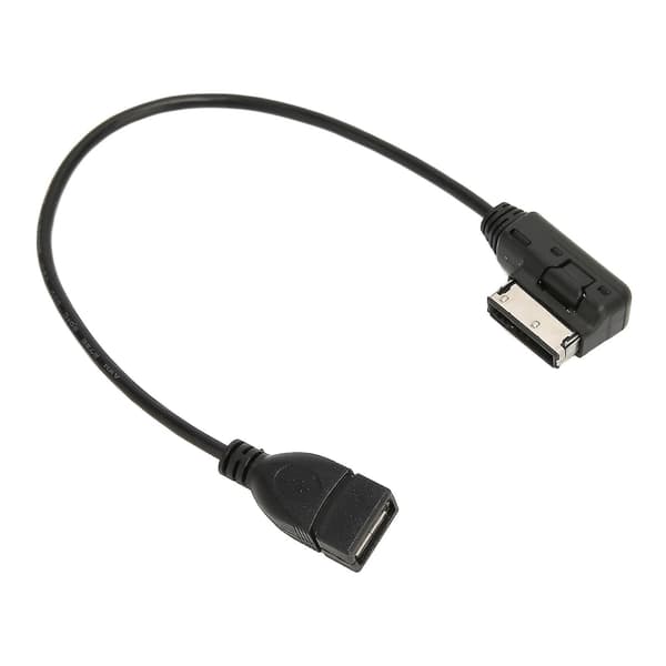 Musikk Interface Adapter Kabel 0.3 Meter Oppladbar Plug and Play Musikk Interface Adapter for A6L Q5 Q7 A8 S5 A5 A4L A3