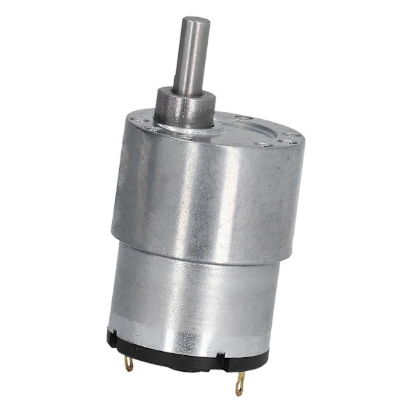 DC 12V Gearmotor med hastighedsreduktion CW CCW Kobbertråd Motorer med 6mm D Aksel JGB37?520107RPM