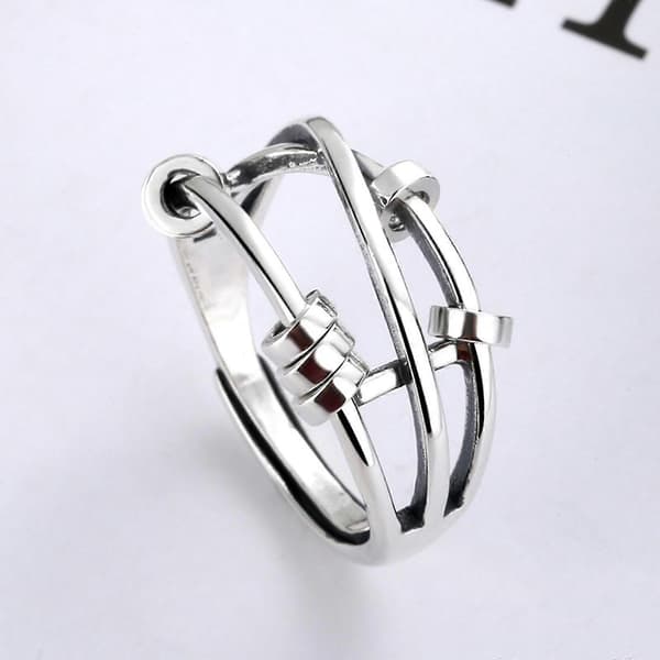 Angstring Fidget Ring Dame Spinner-ringer Angstring Fidget Ring Angstring