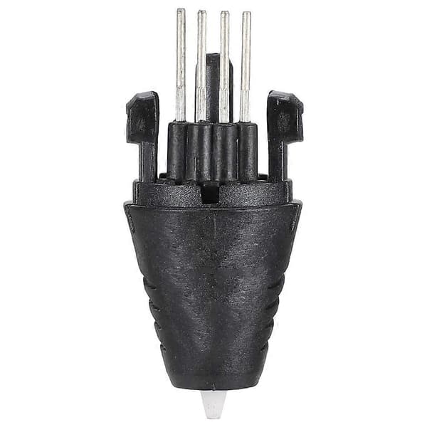 Svart 1.75mm 3D-utskriftspenn Innsettingsdyse Skrivehode