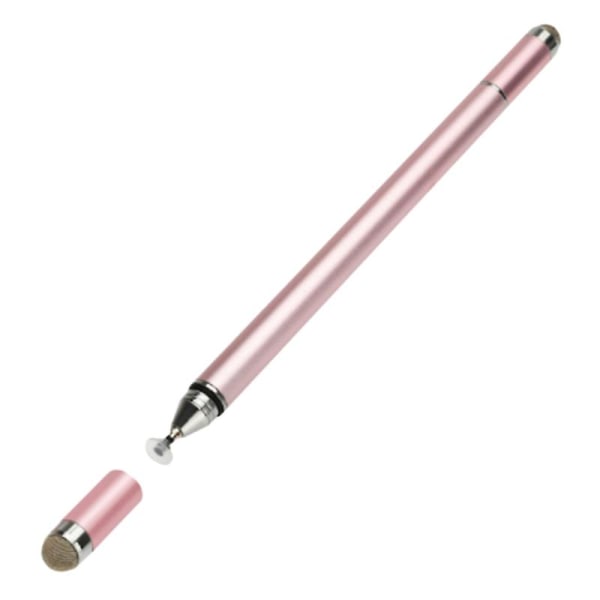 4 i 1 Stylus Penna för surfplatta Kontaktpenna för kapacitiv skärmritning Penna för bärbar dator (rosa)
