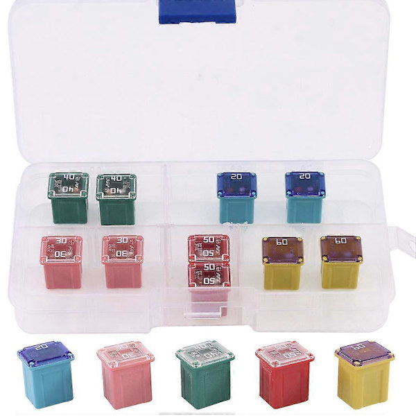 Lavprofil Mini Jcase sikringssortiment for bil (10 stk)