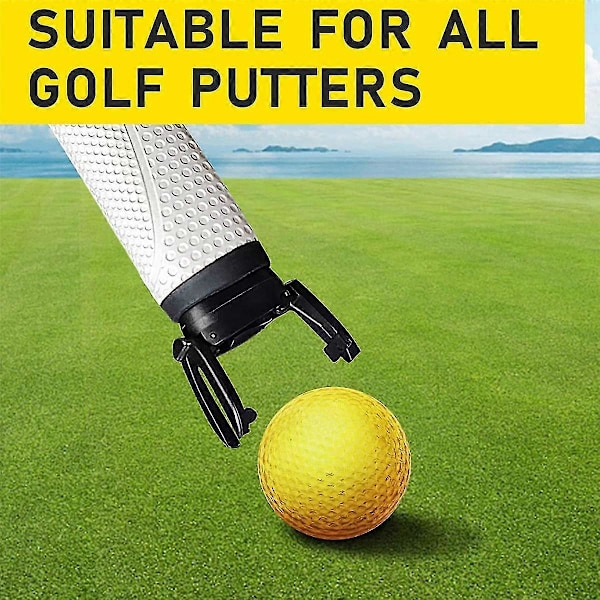 6 stk Golfballhenter, Golfballplukker for Putter, Golfballhenter, Golftilbehør