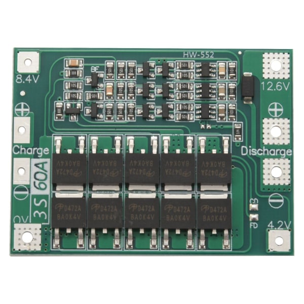 60a Bms Board 11.1v 12.6v 18650 Li-ion Lithium Battery Protection Board Enhanced Version