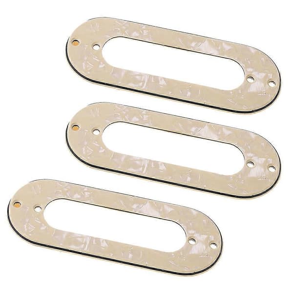 3 st Guitar Pickup Metallram Singel Coil Monteringsomgivning Ring för TL Gitarrdelar